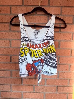 Marvel Spider-Man Loose Crop Top